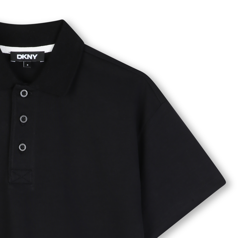 POLOSHIRT MET KORTE MOUWEN DKNY 
                        BOY