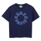 T-shirt met korte mouwen, MIDDELEEUWS BLAUW, hi-res