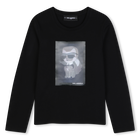 T-shirt met lange mouwen KARL LAGERFELD KIDS 
                    MEISJE