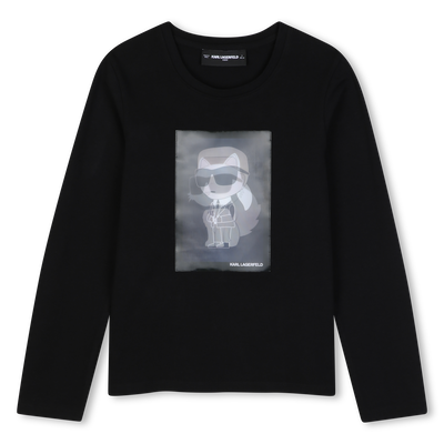 T-shirt met lange mouwen KARL LAGERFELD KIDS MEISJE