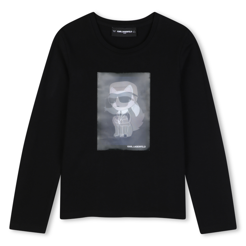 T-shirt met lange mouwen KARL LAGERFELD KIDS 
                        MEISJE