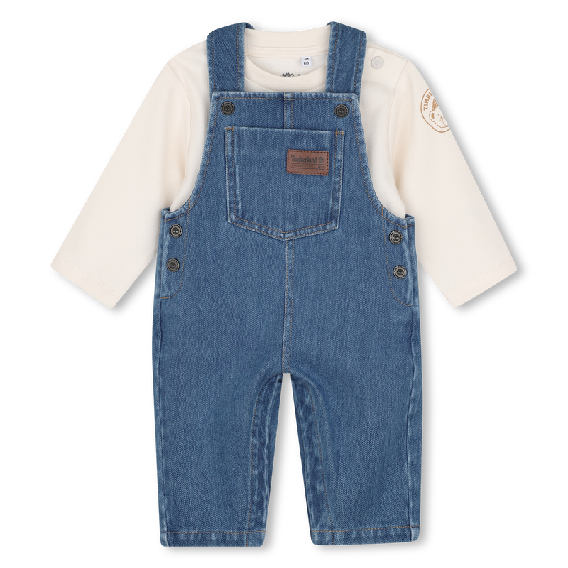 Overall- en T-shirtset TIMBERLAND 
                        JONGEN