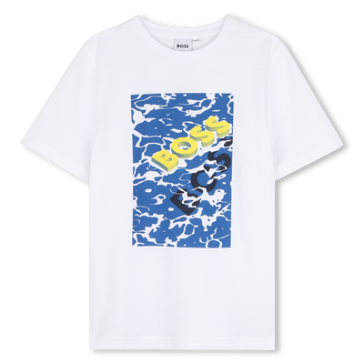 T-SHIRT MET KORTE MOUWEN BOSS BOY