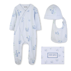 Set pyjama, muts en slabbetjes KENZO KIDS 
                    BOY