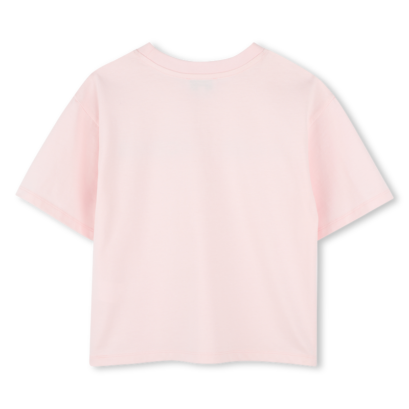 Katoenen T-shirt met strass MARC JACOBS 
                        GIRL