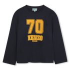 T-shirt met wijde mouwen en lange mouwen KENZO KIDS 
                    BOY