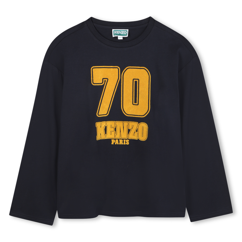 T-shirt met wijde mouwen en lange mouwen KENZO KIDS 
                        BOY