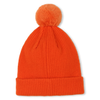 Fleece gebreide muts met pompon TIMBERLAND 
                    BOY