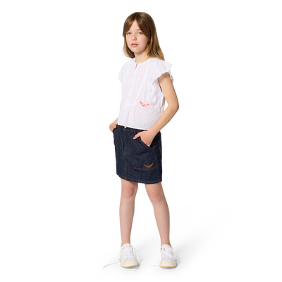 BLOUSE MET KORTE MOUWEN ZADIG & VOLTAIRE GIRL