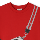 Katoenen fleece jurk MARC JACOBS 
                    GIRL
