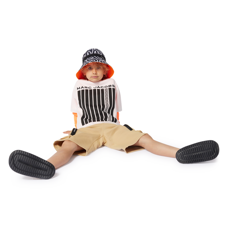 Tweekleurig katoenen T-shirt MARC JACOBS 
                        BOY