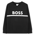 Sweatshirt, ZWART, hi-res