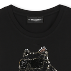 T-shirt met korte mouwen KARL LAGERFELD KIDS 
                    GIRL