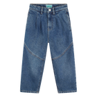 Jeans met deelnaden en plooien KENZO KIDS 
                    GIRL