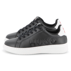 Sneakers van rundleer, ZWART, hi-res