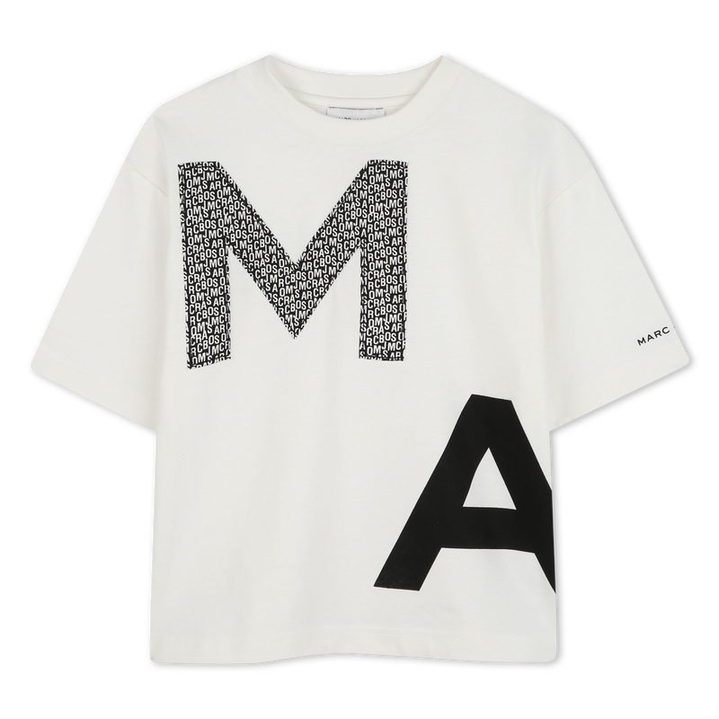 Tweekleurig katoenen T-shirt MARC JACOBS 
                        BOY