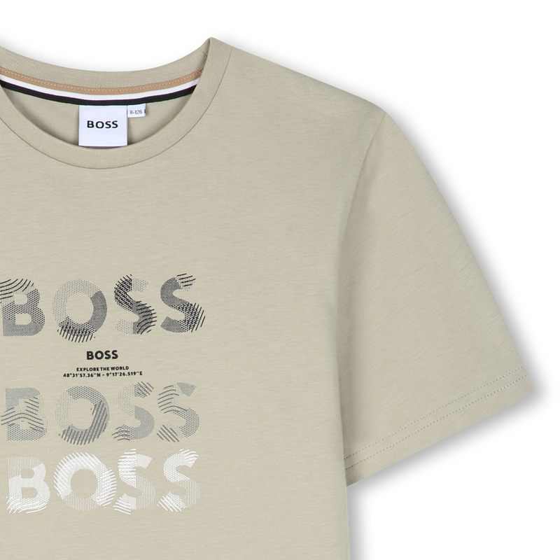 T-shirt met korte mouwen BOSS 
                        BOY
