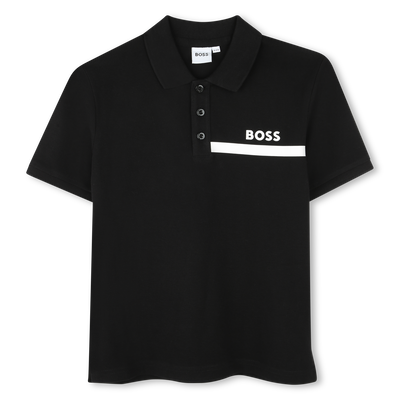 POLOSHIRT MET KORTE MOUWEN BOSS BOY