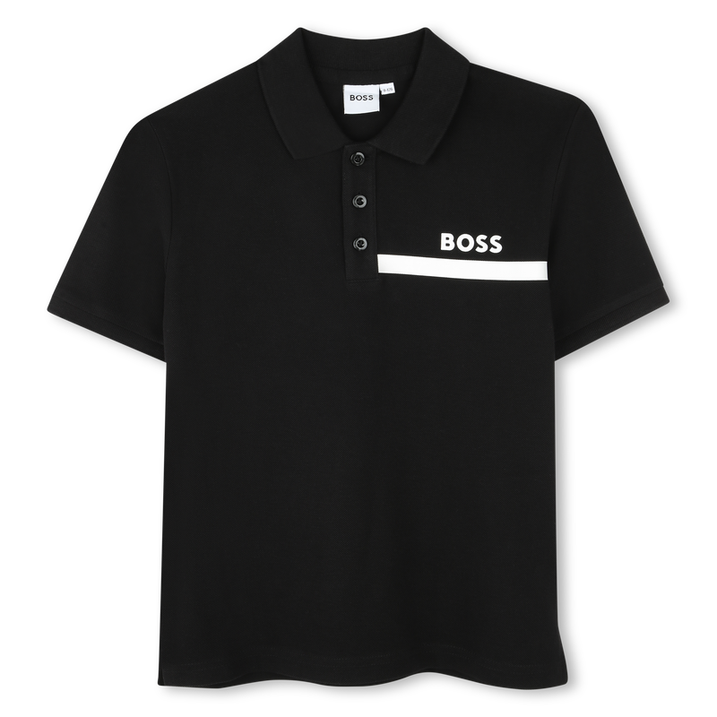 POLOSHIRT MET KORTE MOUWEN BOSS 
                        BOY