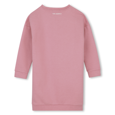 Lange jurk KARL LAGERFELD KIDS MEISJE