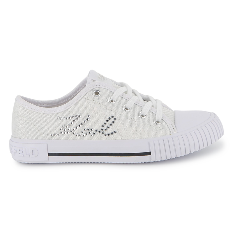 SNEAKERS MET VETERS KARL LAGERFELD KIDS 
                        GIRL