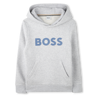 Sweater met capuchon, SPIKKELGRIJS, hi-res