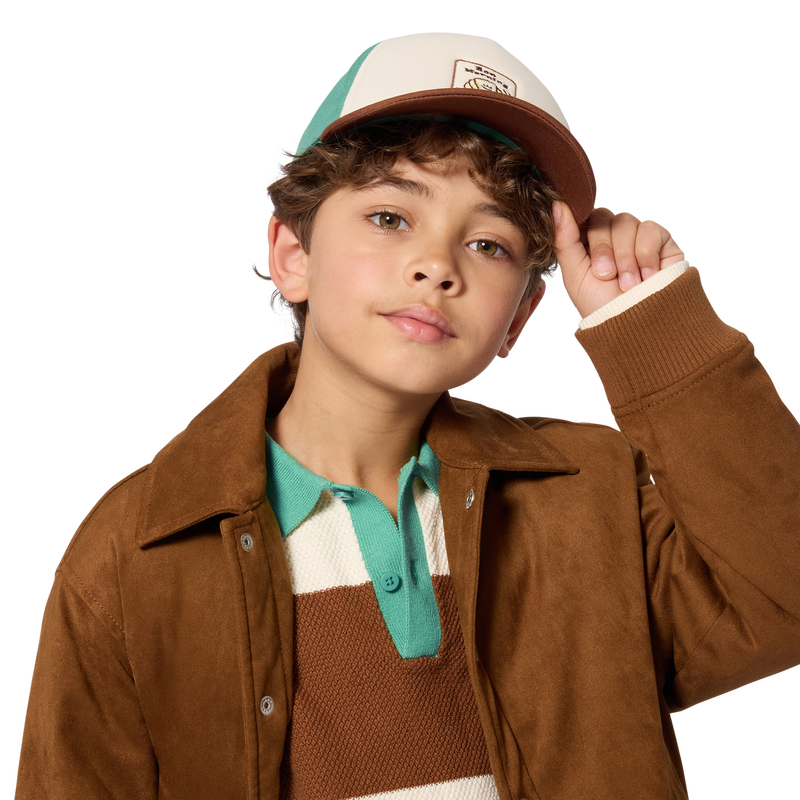 Tricotpoloshirt KIDS AROUND 
                        BOY