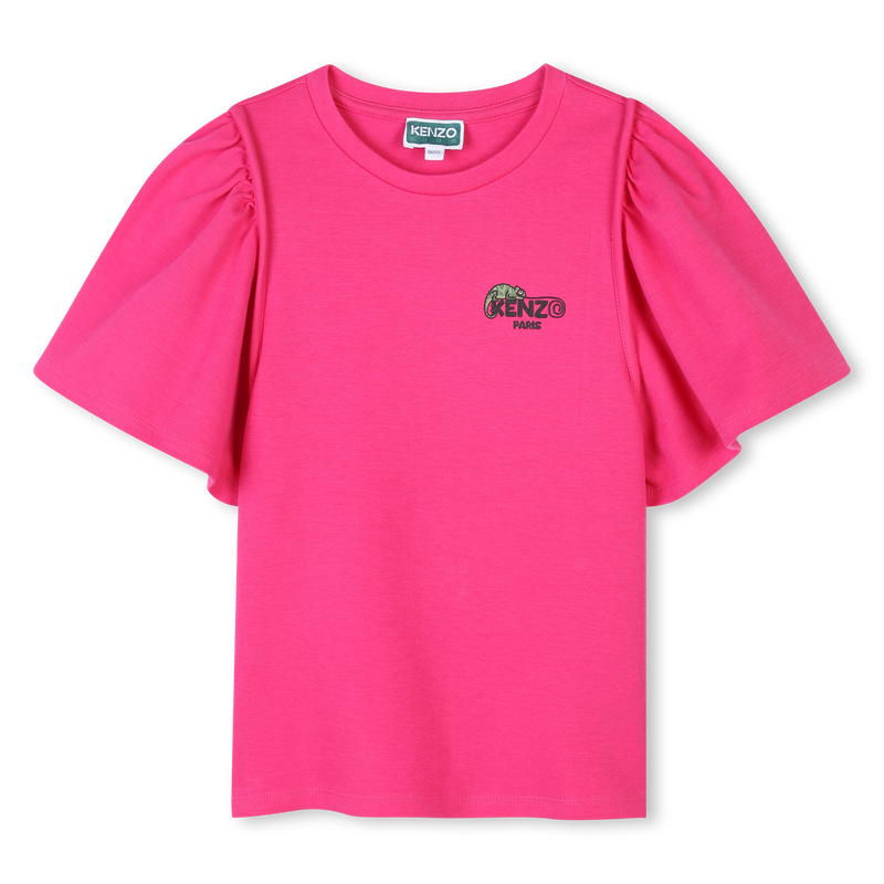 Effen T-shirt met korte mouwen KENZO KIDS 
                        GIRL