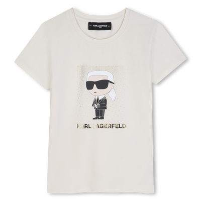 T-shirt met korte mouwen KARL LAGERFELD KIDS MEISJE