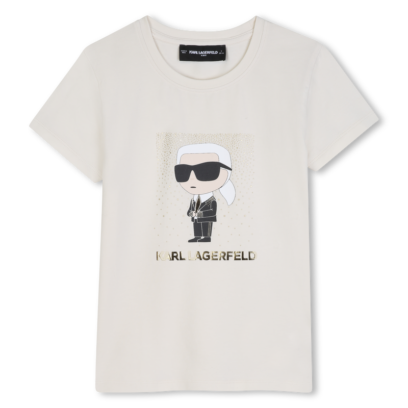 T-shirt met korte mouwen KARL LAGERFELD KIDS 
                        MEISJE