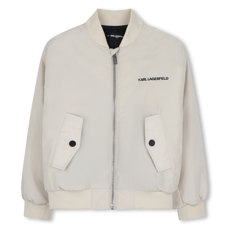Bomber van canvas KARL LAGERFELD KIDS 
                        BOY