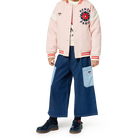 Geborduurde wollen jas KENZO KIDS 
                    GIRL