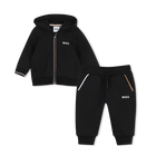 Joggingoutfit, ZWART, hi-res