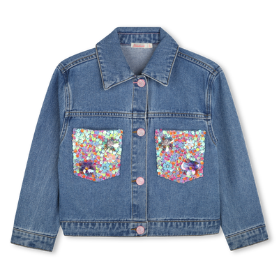 Spijkerjas met pailletten BILLIEBLUSH GIRL
