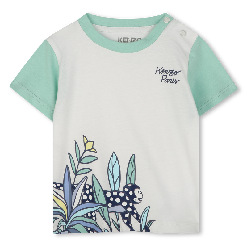 Katoenen T-shirt en broek KENZO KIDS 
                        BOY