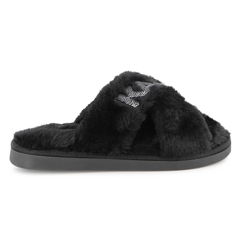 Pantoffels met gekruiste bandjes KARL LAGERFELD KIDS 
                        GIRL