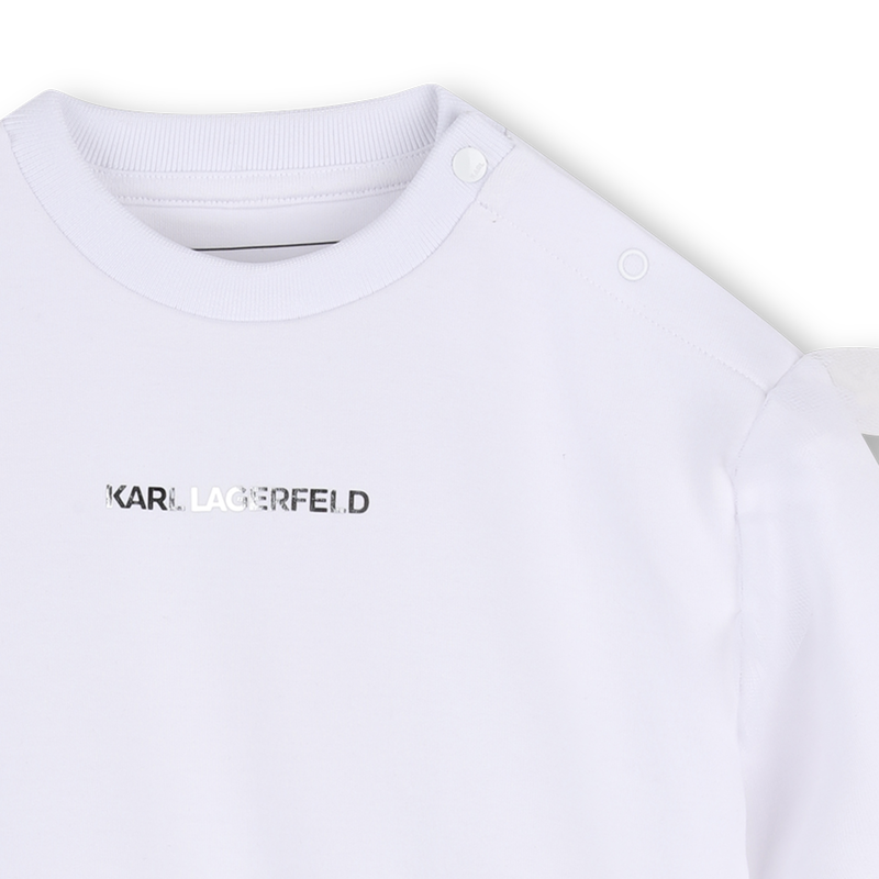 Sweat- en rokset KARL LAGERFELD KIDS 
                        MEISJE