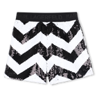 Korte broek met visgraatmotief KARL LAGERFELD KIDS 
                    GIRL