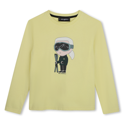 T-shirt met lange mouwen KARL LAGERFELD KIDS BOY
