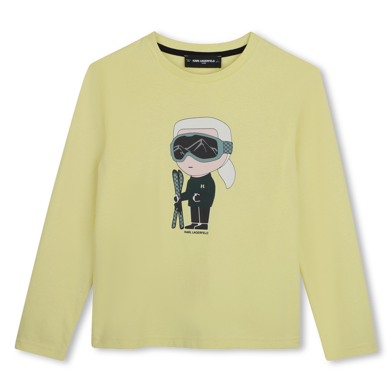 T-shirt met lange mouwen KARL LAGERFELD KIDS 
                        BOY