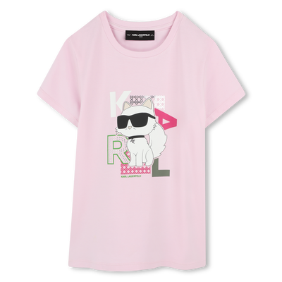 T-SHIRT KORTE MOUWEN KARL LAGERFELD KIDS GIRL