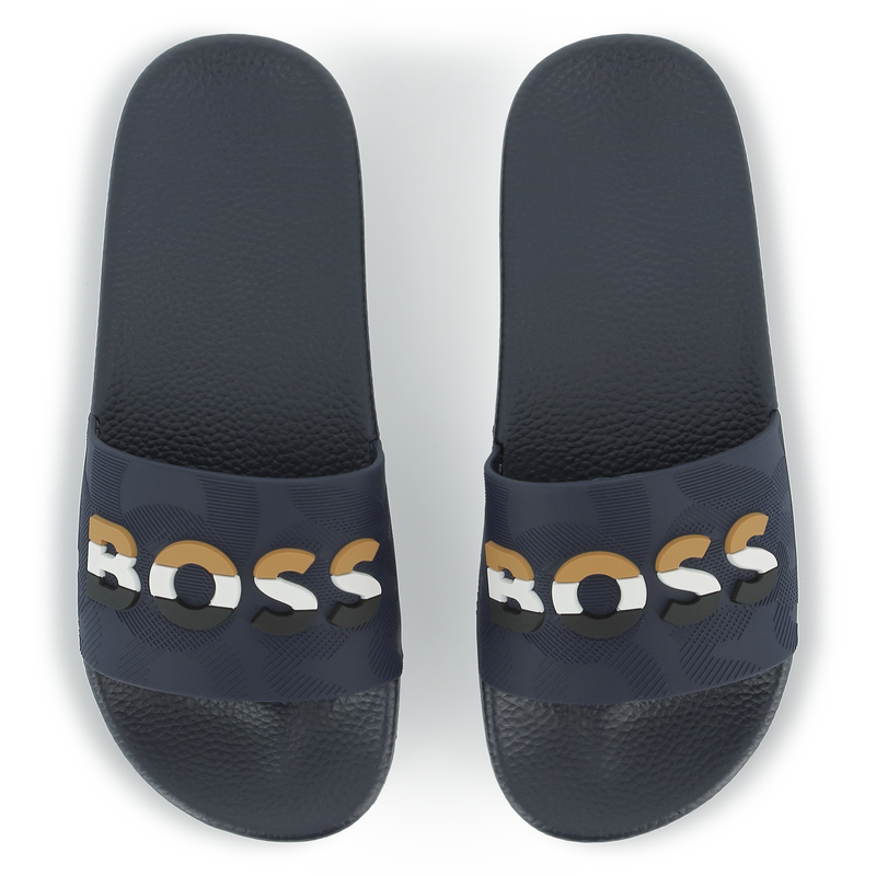 Slippers met brede band BOSS 
                        BOY