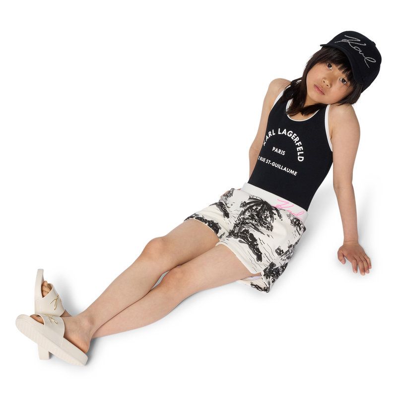 FLEECE KORTE BROEK KARL LAGERFELD KIDS 
                        GIRL