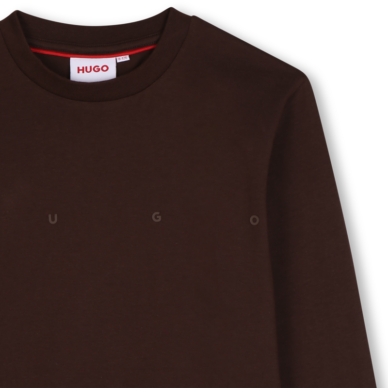 T-shirt met lange mouwen HUGO 
                        BOY