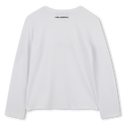 T-shirt met lange mouwen KARL LAGERFELD KIDS 
                    GIRL