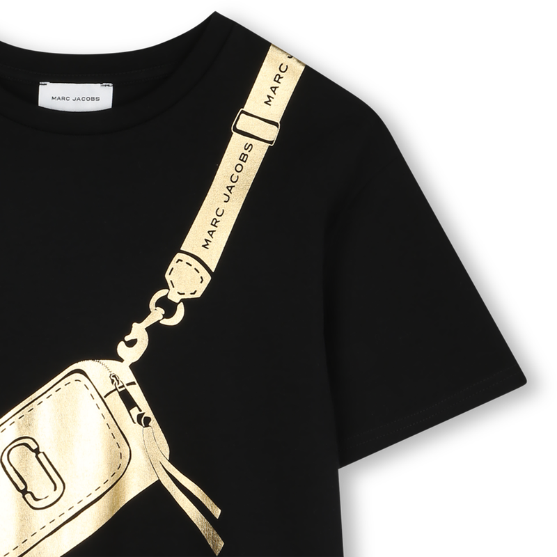 Katoenen jurk met korte mouwen MARC JACOBS 
                        GIRL