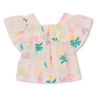 Blouse met ruches en korte mouwen BILLIEBLUSH 
                    GIRL