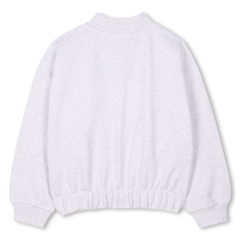 Vestje van fleece katoen DKNY 
                        GIRL