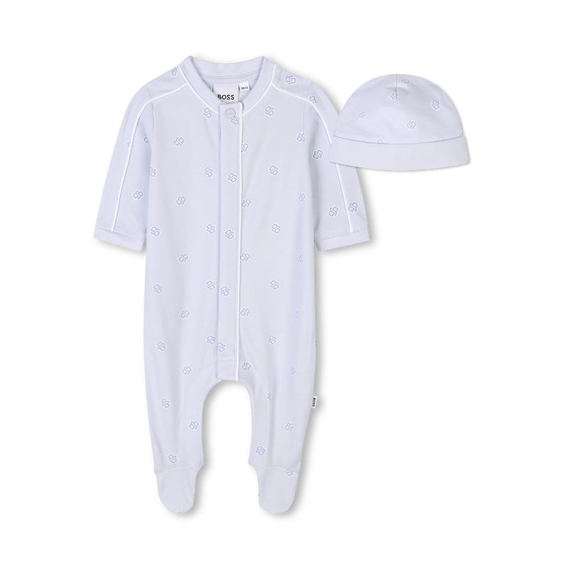 Pyjama en muts met print BOSS 
                        BOY
