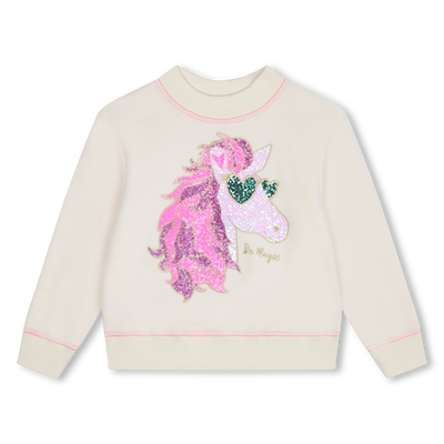 Fleece sweater BILLIEBLUSH GIRL